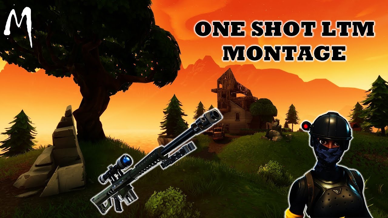 The Best Sniper in Fortnite Battle Royale MONTAGE  (ONE SHOT LTM GAMEPLAY)