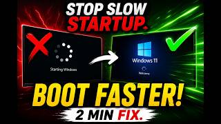 Stop Windows From Slowing Down at Startup! 🚀 (2-Minute Fix) ⭐ Stop Windows From Slowing Down at Startup! 🚀 (2-Minute Fix) ⭐