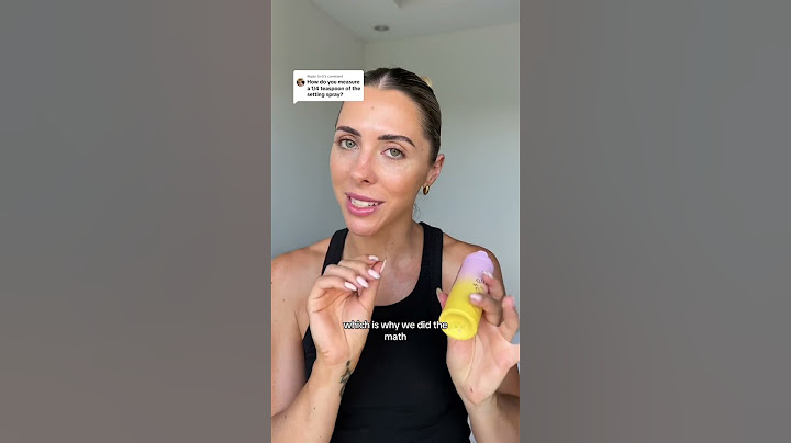 How to actually measure our SPF50+ spray #sunsafe #spf #thequickflick