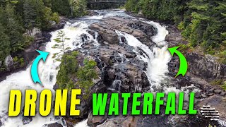 Drone Captures a Beautiful Waterfall Then Crashes Against a Tree