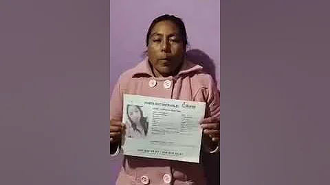 Piden apoyo a travs de redes para localizar a Nanc...