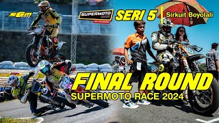 FINAL OF THE 2024 SUPERMOTO RACE NATIONAL CHAMPIONSHIP AT THE BOYOLALI CIRCUIT
