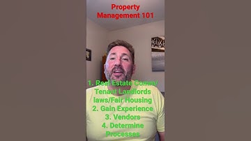 How to Manage a Property||  Property Management 101|| #shorts  #propertymanagement #propertymanager