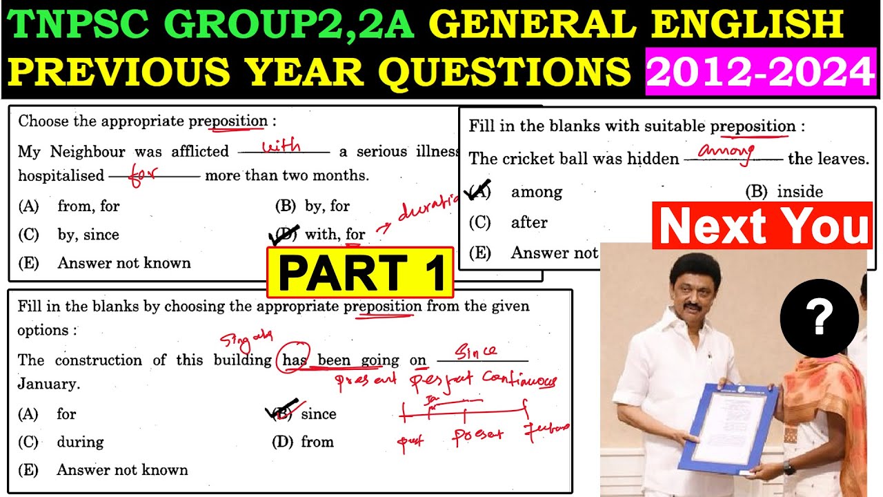 TNPSC GROUP 2,2A: tnpsc english previous year question paper | PDF ...