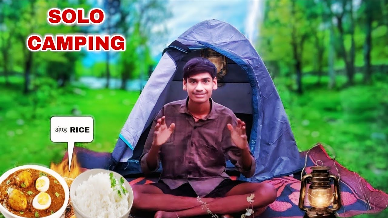 Jungle camping with solo | camping in forest | camping in India | Ram Mp Camping