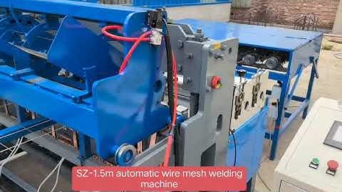 SZ-Full automatic wire mesh welding  machine finished to debug for customer. 86-19948195977