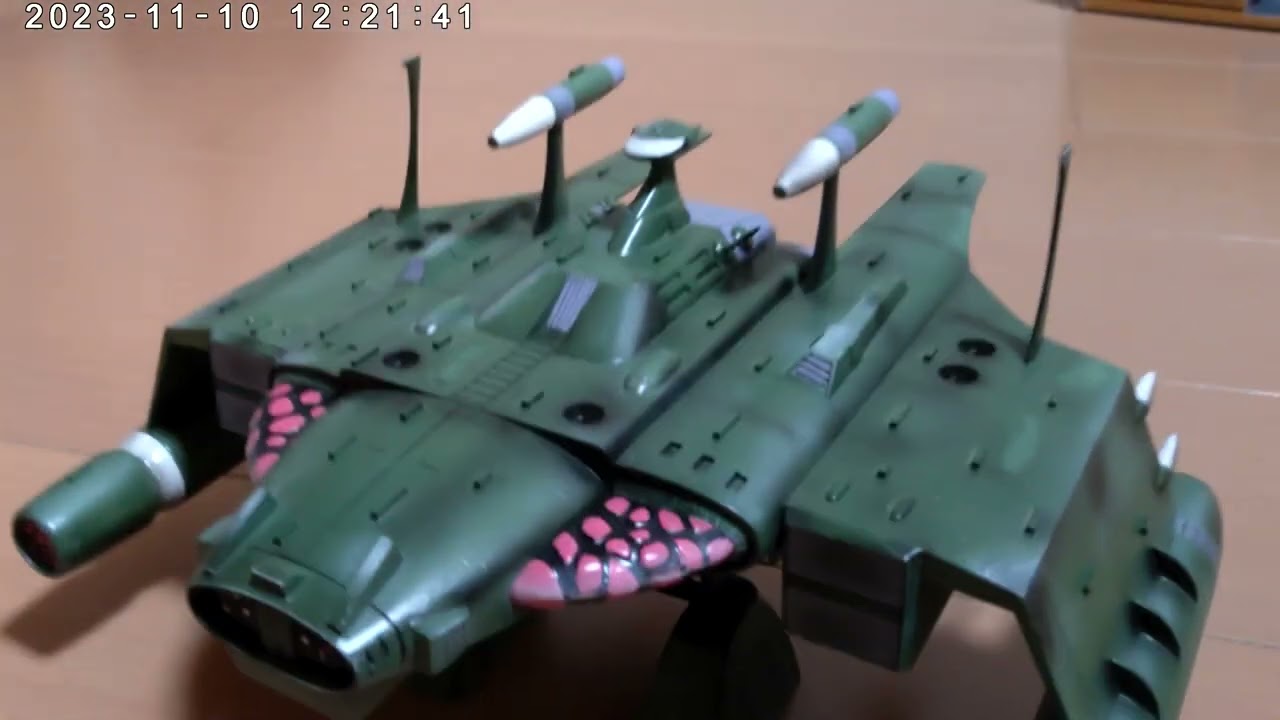 伝説巨神イデオン 1/2600 ドロワ・ザン全塗装完成品 アオシマ 1/2600 伝説巨神 イデオン ドロワ・ザン 完成品 - YouTube
