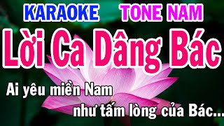 Karaoke Lời Ca Dâng Bác Tone Nam Nhạc Sống gia huy karaoke Update