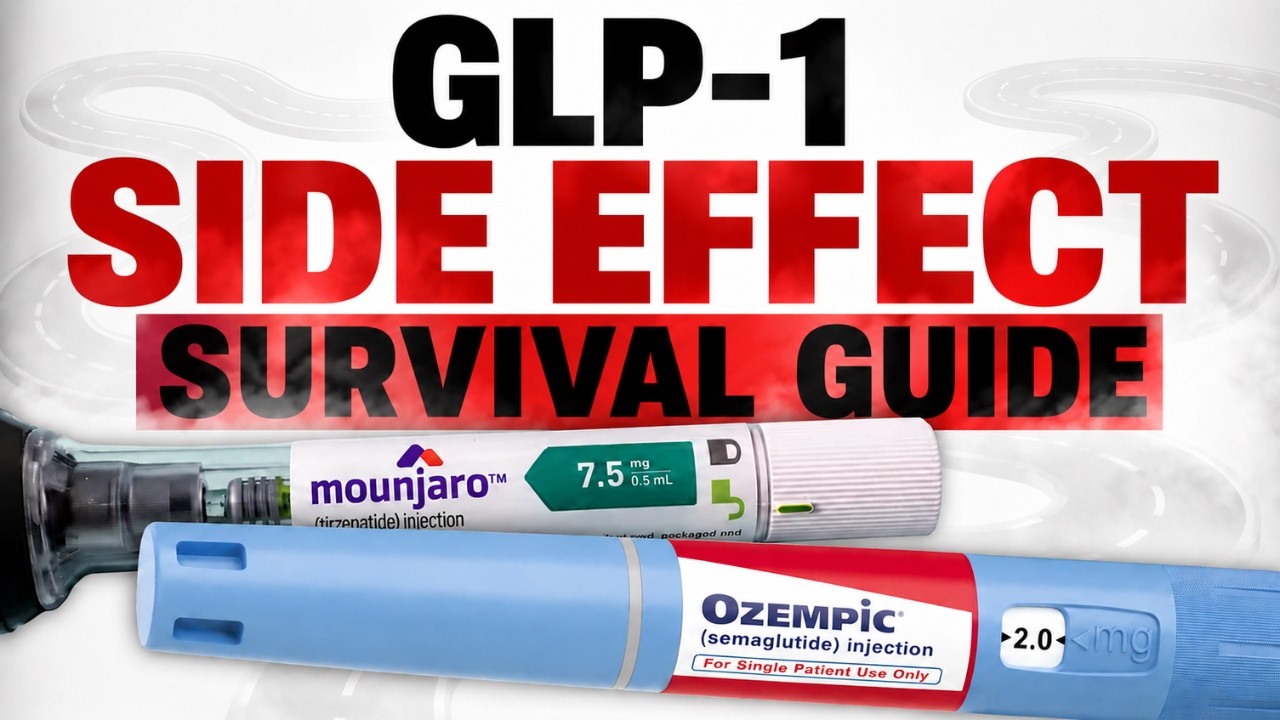 10 GLP 1 Side Effects: How to Fix Them and When to Worry. #glp1 #glp1  sideffects #lifestylemedicine