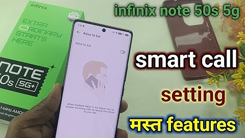 Infinix note 50s smart call setting | infinix note 50s smart call features | infinix call setting
