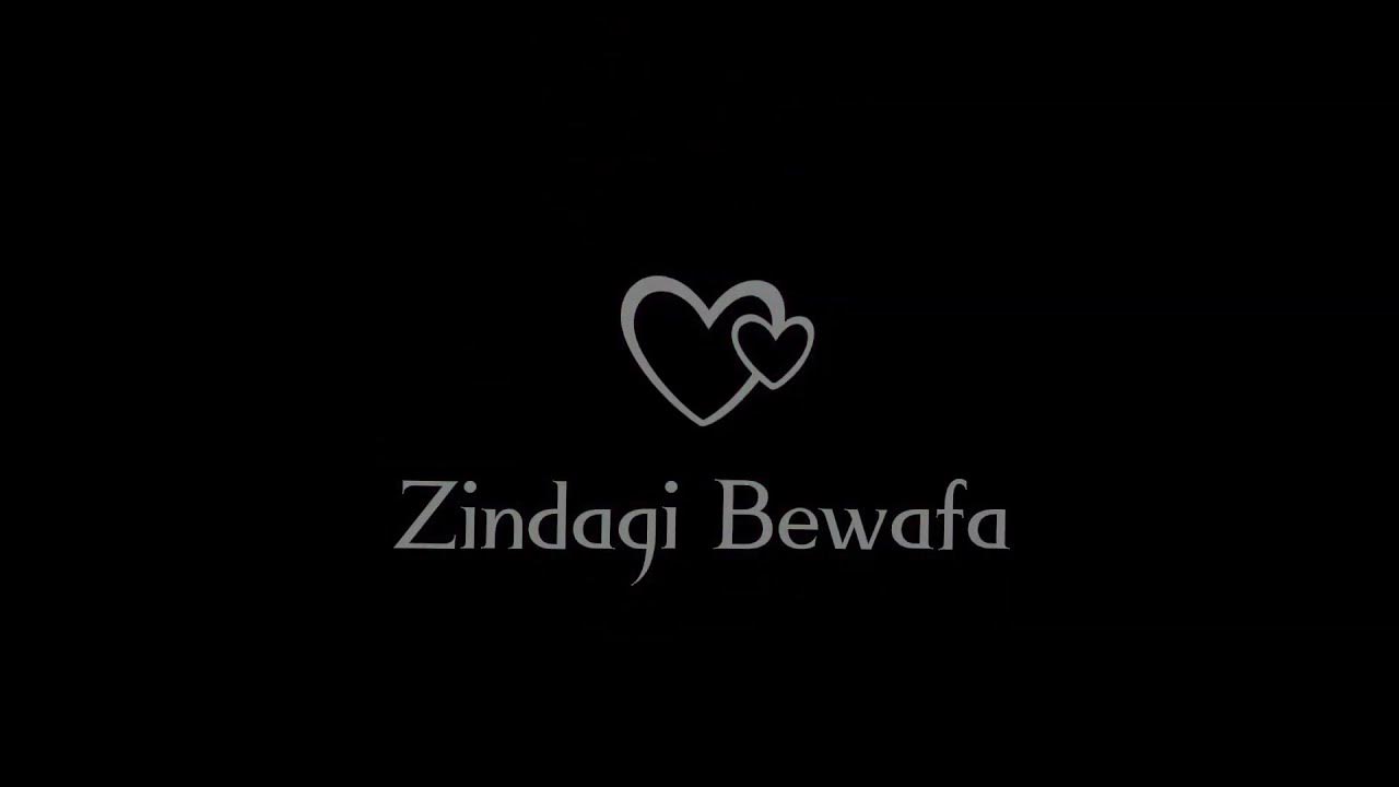 Zindagi Bewafa Hai Ye Mana Magar Lyrics Zindagi Bewafa Hai Ye Mana Magar Lyrics Black Screen WhatsApp Status