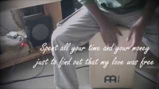 Not a bad thing (Boyce Avenue ft. Tahsan113) Cajón Cover