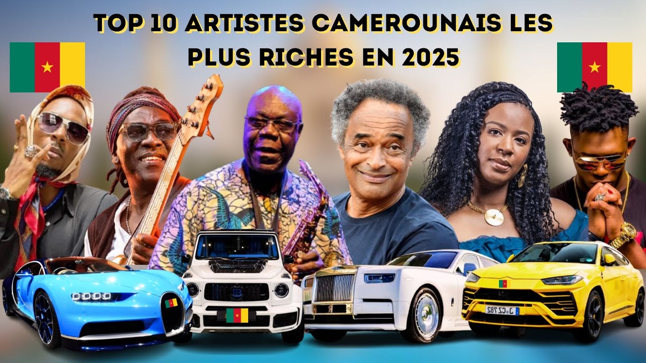 💰Top 10 des artistes camerounais les plus riches en 2025 !  🎵