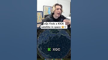 xQc Finds KICK Satellite In SPACE 😱 #xqc #satellite #space