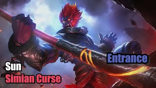 Sun Simian Curse Skin Starlight Entrance (Upscale 4K) Mobile Legends