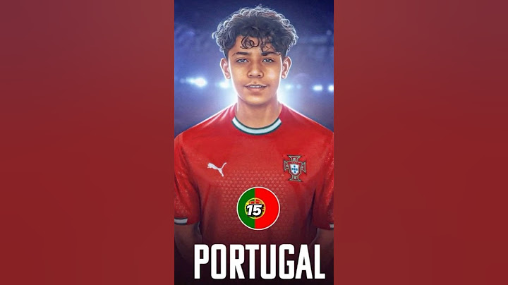 Ronaldo Jr, por fin en la selección de Portugal❤️