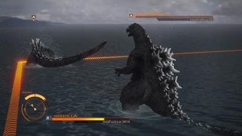 GODZILLA ps4 online battle: Godzilla vs Godzilla spiral breath