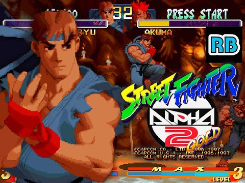 SS★STREET FIGHTER ALPHA 2 海外版 1997 [60fps] SS Street Fighter Alpha 2 Gold (USA) Evil Ryu