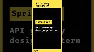 Microservices API Gateway Design Pattern | Java Springboot, Backend, Spring, Web Development #coding