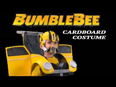 Bumblebee Movie Costume made of Cardboard