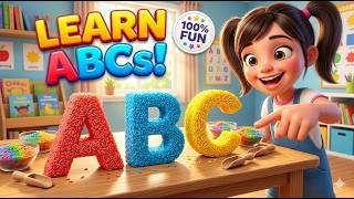 A to Z Alphabet Sensory Play! ✨ | Learn Letters with Colored Rice | Renu Rehansi | BeatLab Kids TV