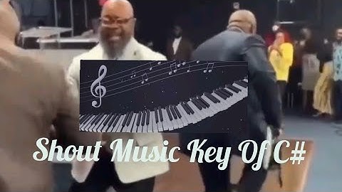 Shout Music Key Of C# (Tutorial)🎹