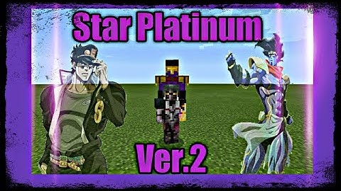 [MCPE|MCBE] Jojo Command Block Showcase [Star Platinum]