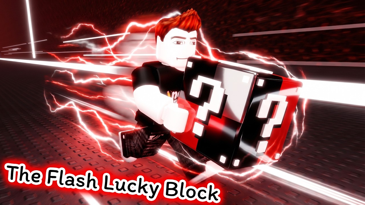 วิ่งเร็วกว่า The Flash พา Lucky Block ไปไกลจนเป็น Lucky Block หายาก Roblox Be Flash For Brainrots