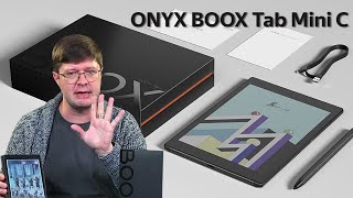 Обзор цветного ридера Onyx Boox Tab Mini C на E Ink нового поколения