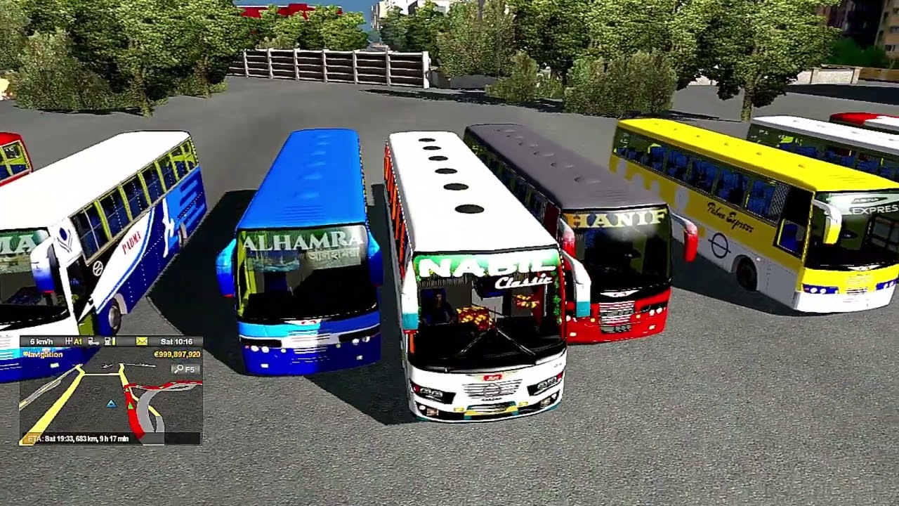 NABIL Bus Crazy Ride 🚌 | Dhaka To Rangpur | Part:1 | ETS2 Pro BD Map | Abdur Rahaman