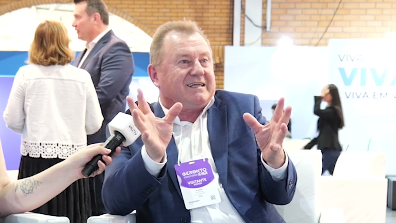 Acontece na Vale TV | Bate-papo com Gilmar Roza, da Health Meeting Brasil, durante a Geronto Fair