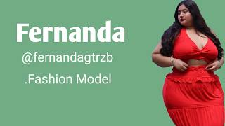 Fernanda Biography, Wiki, Plussize Curvy Model, Fashion Model, Lifestyle, Facts