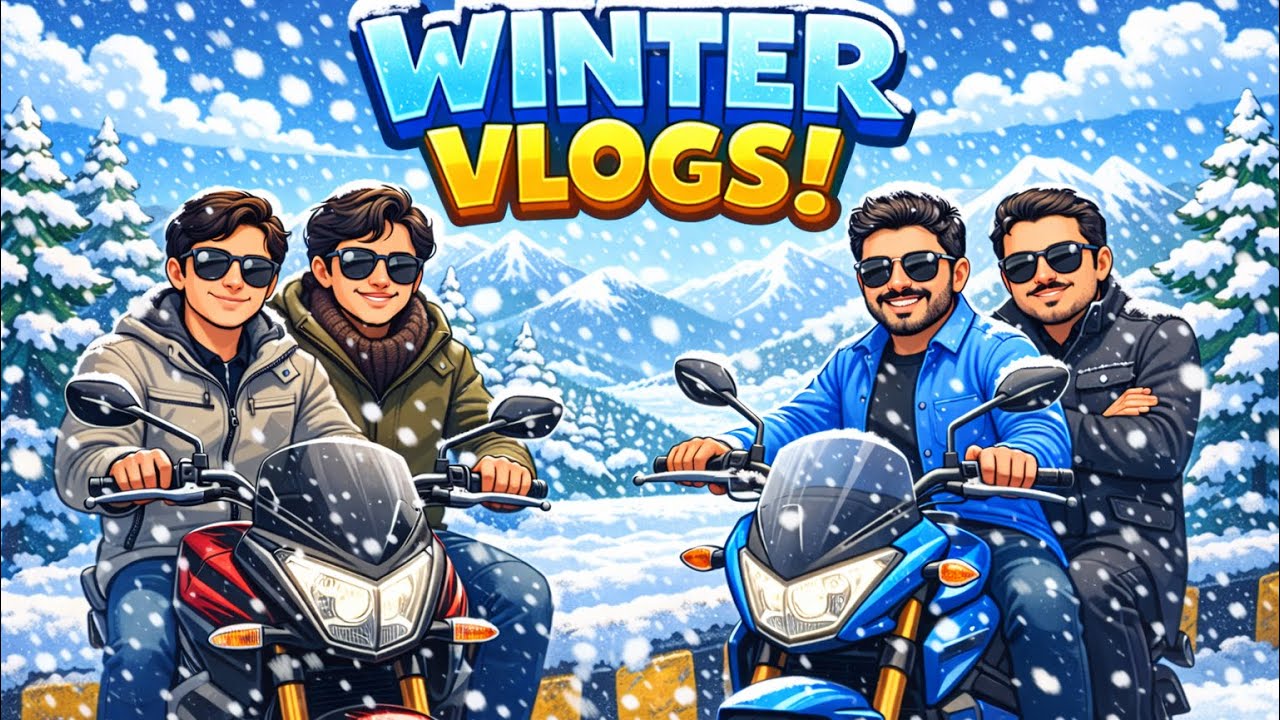 From Murree to Ayubia/Nathia Gali on CD 70 🏍️ | Snow Everywhere! | Travel vlog