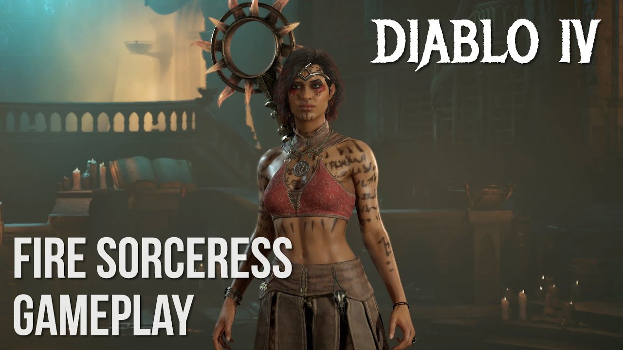 Diablo 4 Fire Sorceress Gameplay [Malay] - YouTube