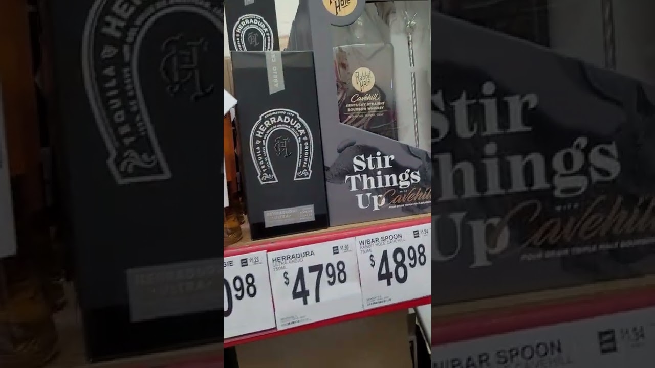 Expensive Liquor at Walmart