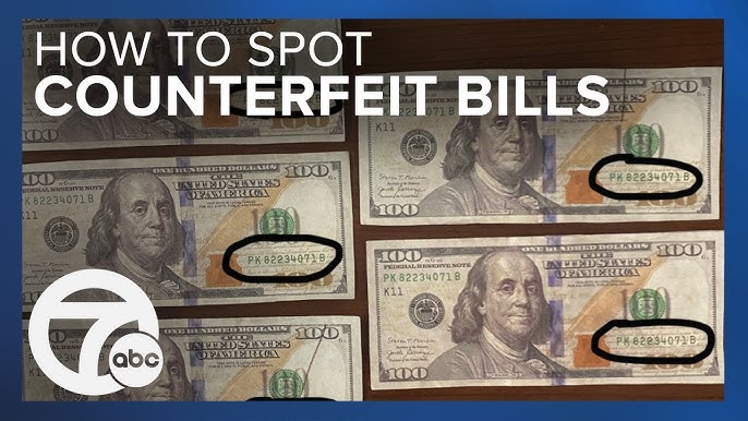 How to spot counterfeit money 