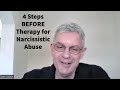 Take these 4 steps before therapy for narcissistic abuse with daria zukowska clinical psychologist