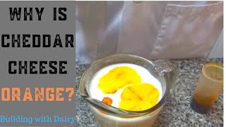 Why is Cheddar Cheese Orange?