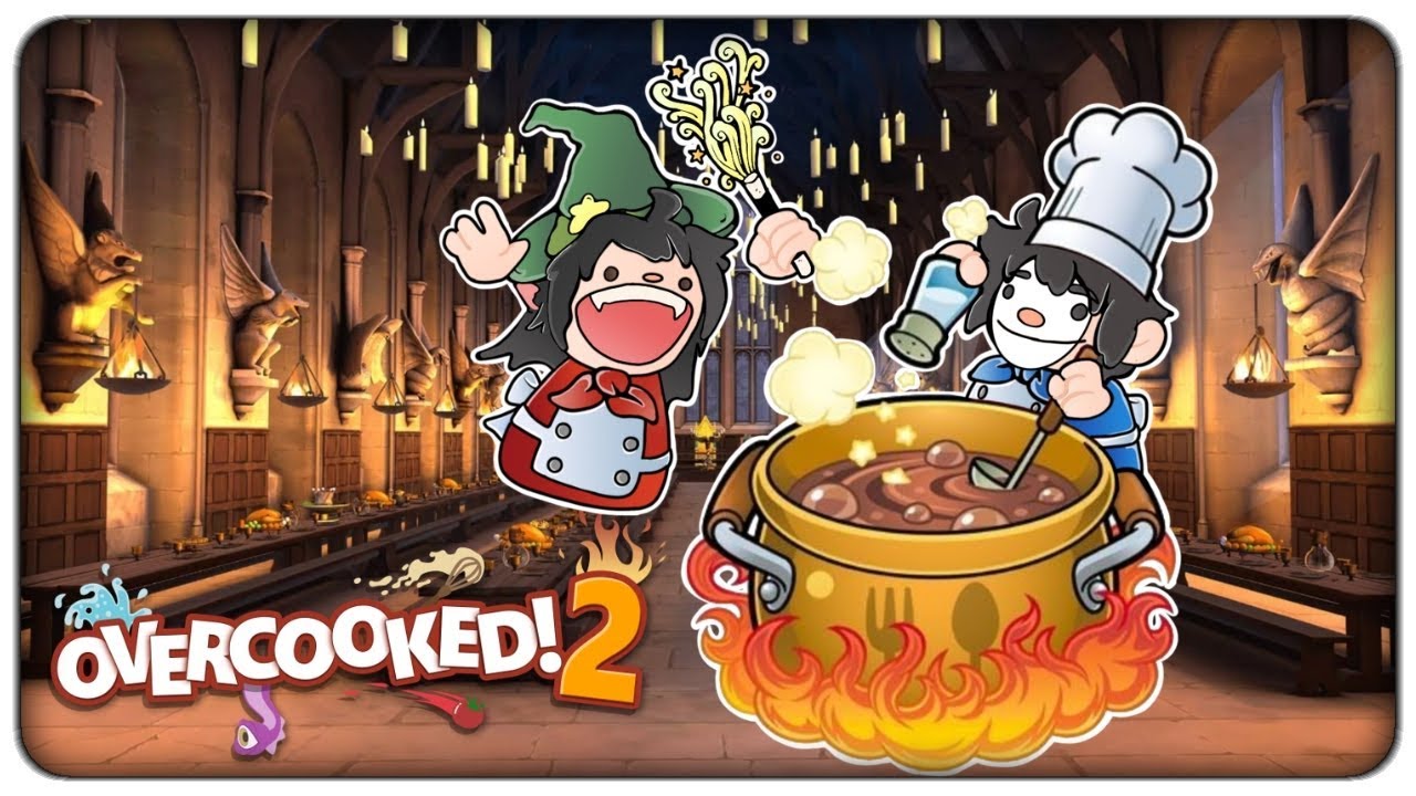 giochi uniti SIAMO I MIGLIORI MAGHI DELLA CUCINA DI HOGWARTS | Overcooked 2 [ITA]