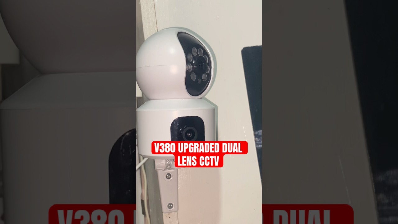 Камера видеонаблюдения V380 без Wi-Fi, 5G, с двумя объективами | V380 PRO CCTV WORLD