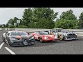 Forza 7 drag race bugatti chiron ss replica vs alfa 33 stradale maxed out vs hoonicorn mustang