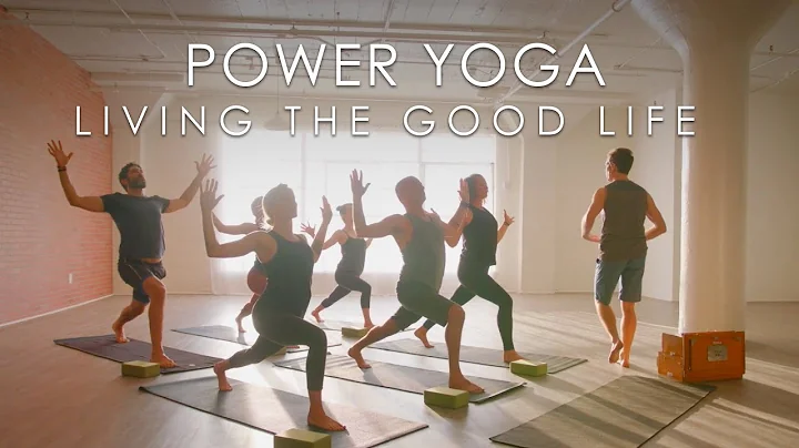 60min. Power Yoga "Living the Good Life" Class wit...