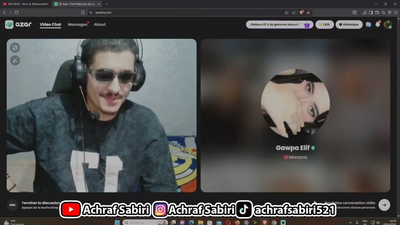 Live [Achraf Sabiri] f Azar: Mawt dyal Dahk! 😂💀
