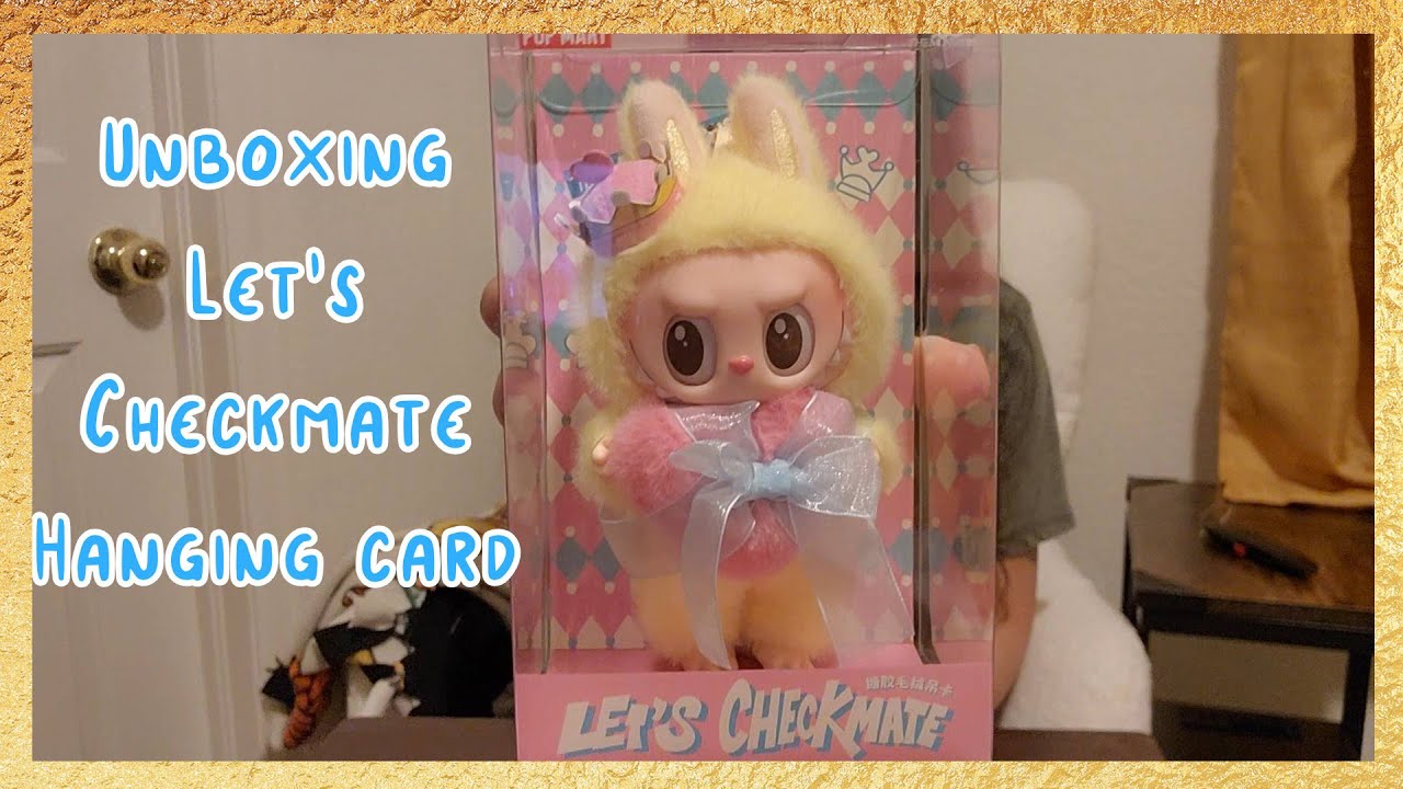 THE MONSTERS Let's Checkmate Hanging card Series-Vinyl Plush Doll