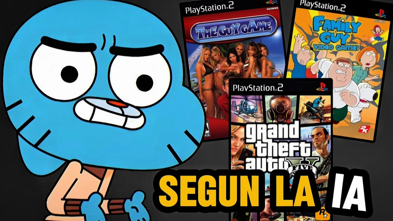 Probé los 10 PEORES JUEGOS de PS2 según la IA