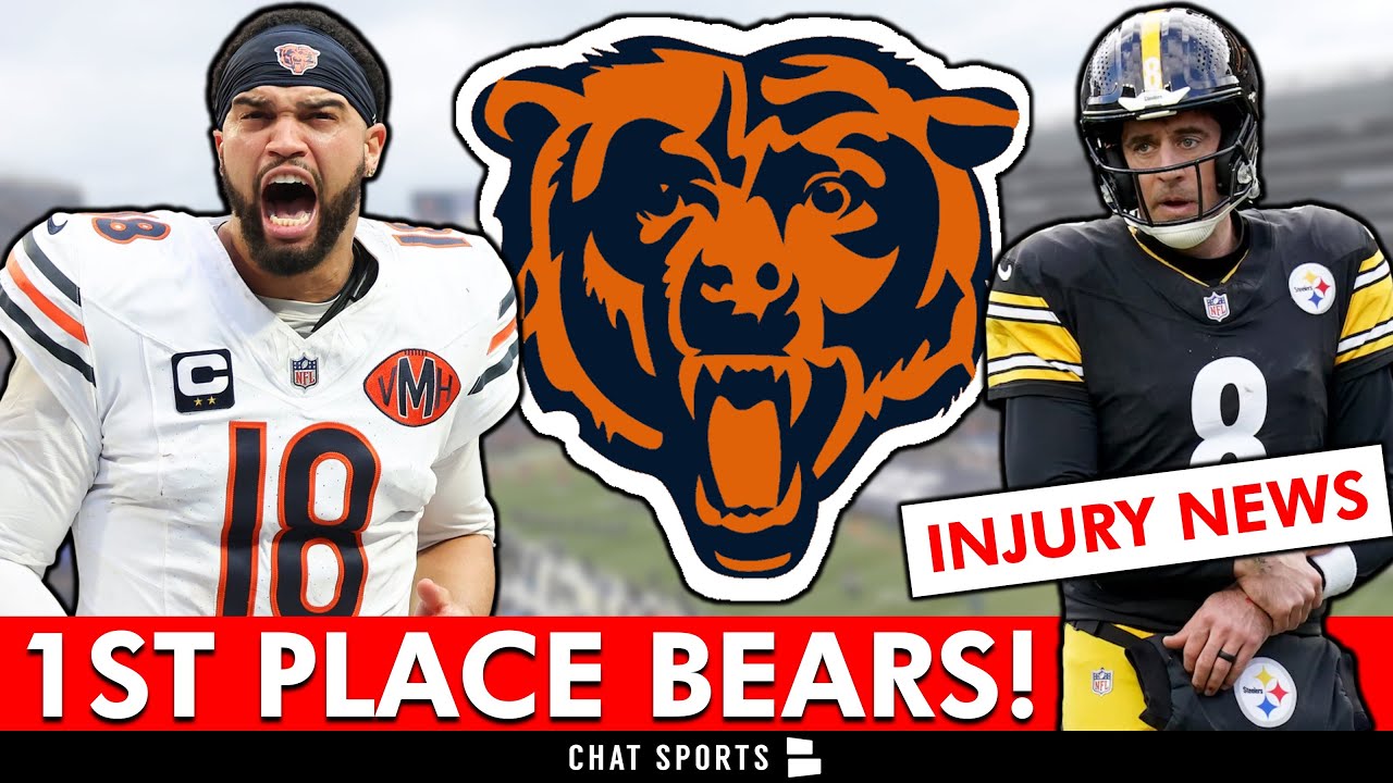 WATCH: 🚨Chicago Bears Are In 1st Place In NFC North After NFL Week 11 + Aaron Rodgers Injury News