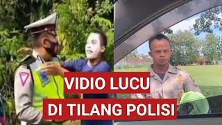 VIRAL...!! VIDIO LUCU DITILANG POLISI
