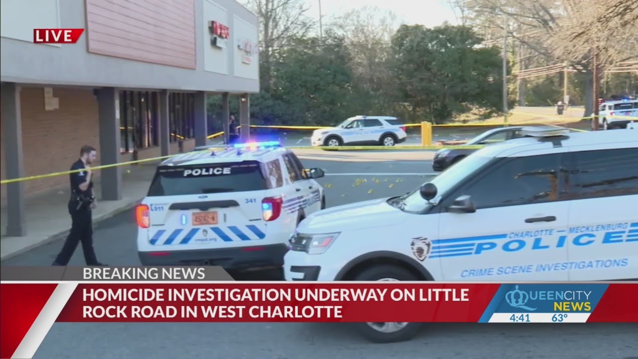 Homicide investigation underway in west Charlotte - YouTube