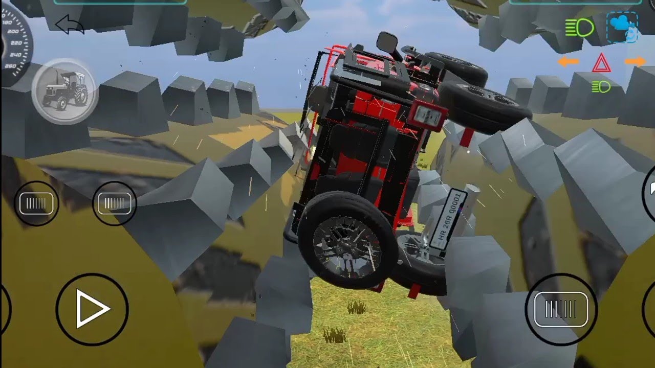 "Crusher Vs Thar 😲🚙 | Full Destruction Test | Indian Vehicle Simulator | Long Video"