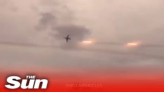 Ukrainian Air Force shoots down Russian aircraft and drops bombs on positions